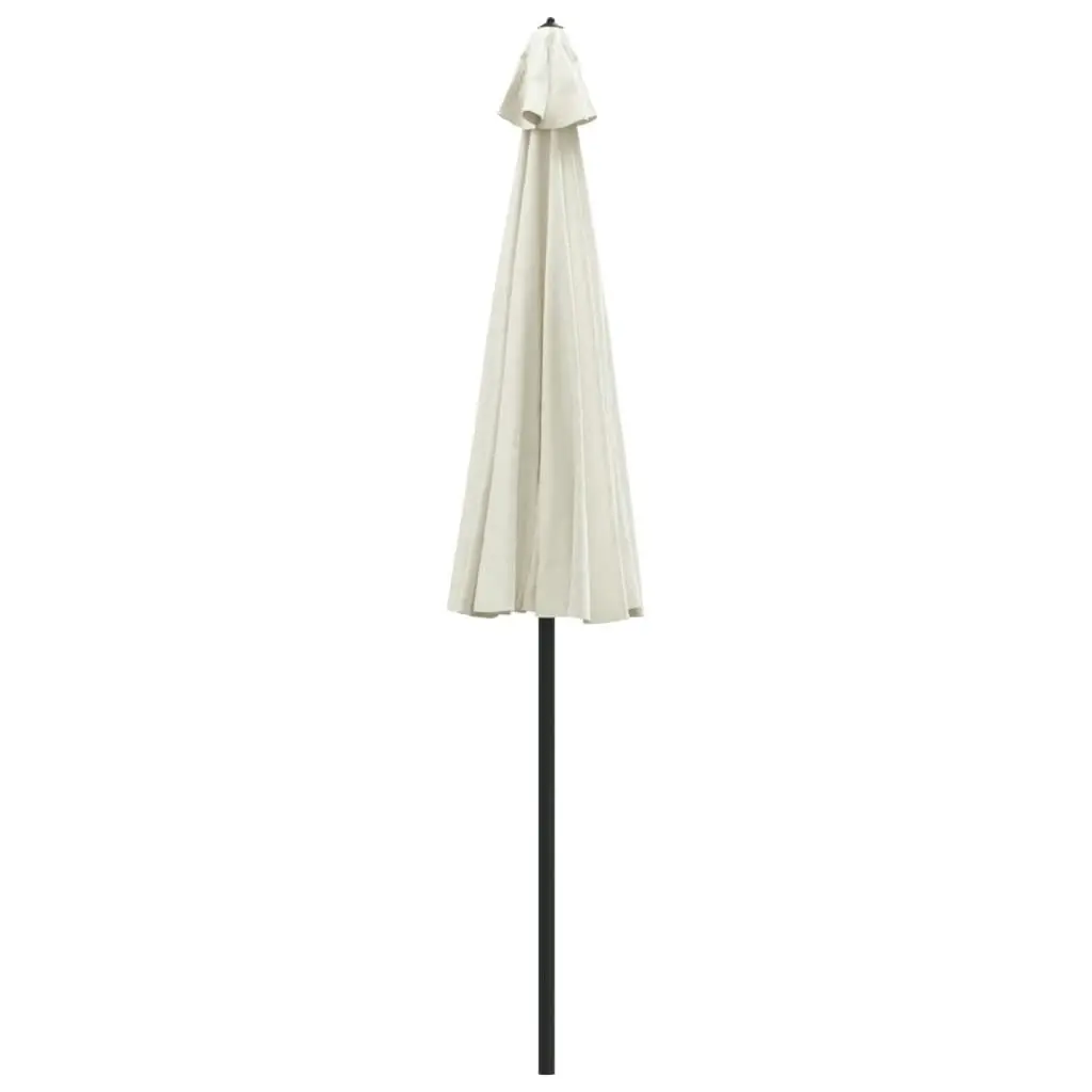 Outdoor Parasol with Aluminium Pole 270 cm Sand White 47305