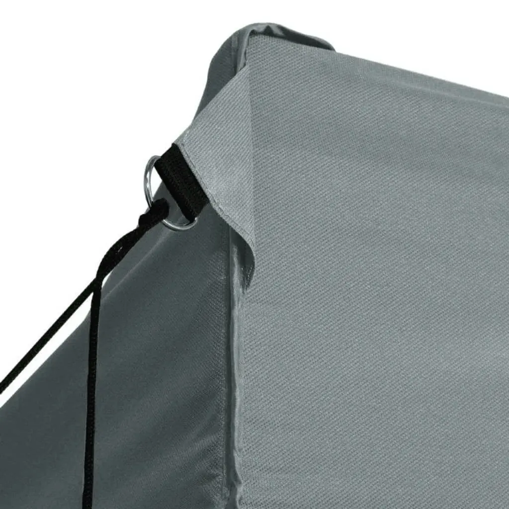 Professional Folding Party Tent with 3 Sidewalls 3x4 m Steel Anthracite 48896