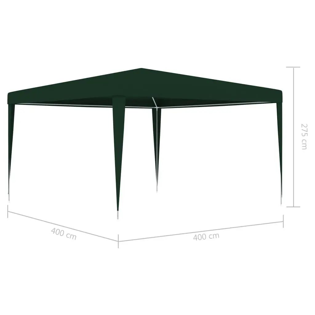 Professional Party Tent 4x4 m Green 90 g/mÂ² 48513