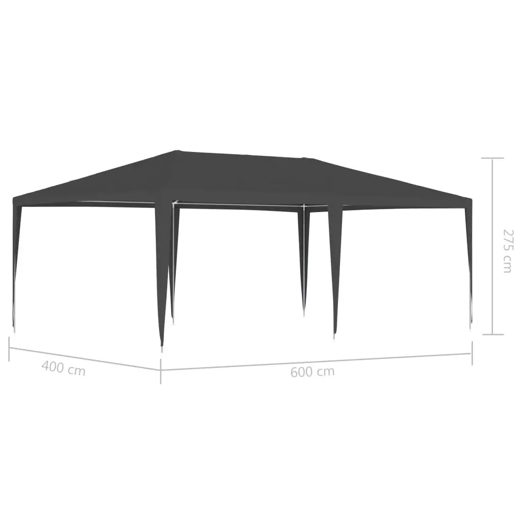 Professional Party Tent 4x6 m Anthracite 90 g/m?? 48509