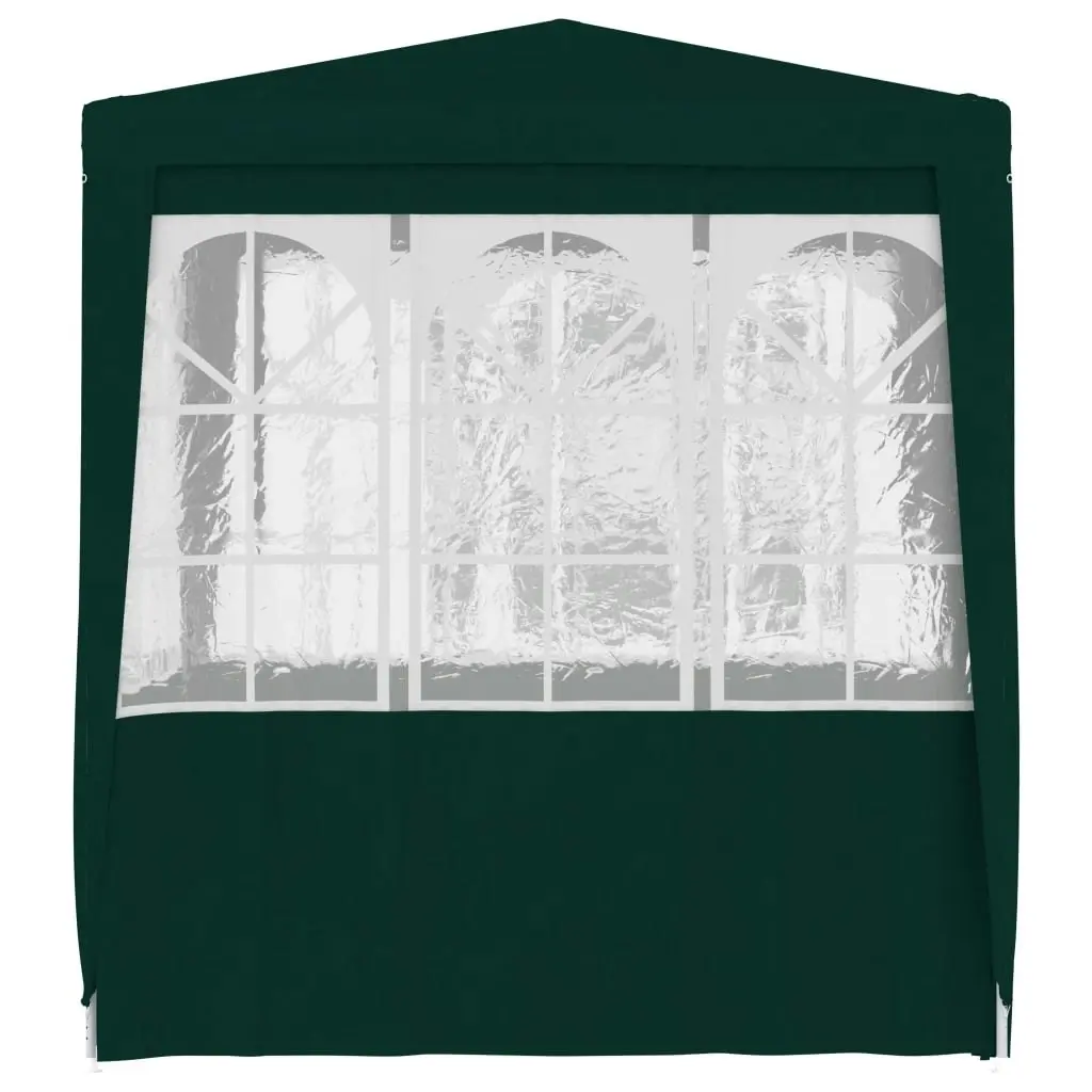 Professional Party Tent with Side Walls 2.5x2.5 m Green 90 g/mÂ² 48534