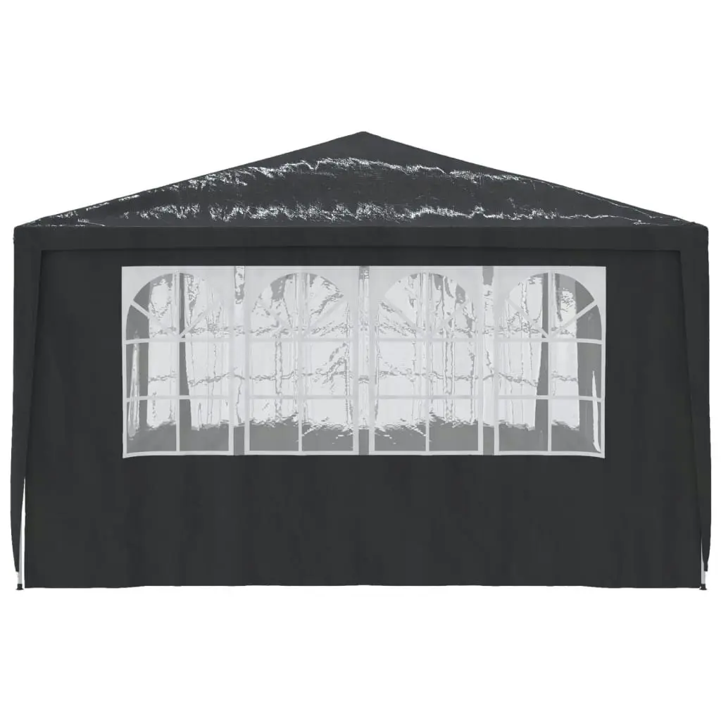 Professional Party Tent with Side Walls 4x4 m Anthracite 90 g/mÂ² 48535