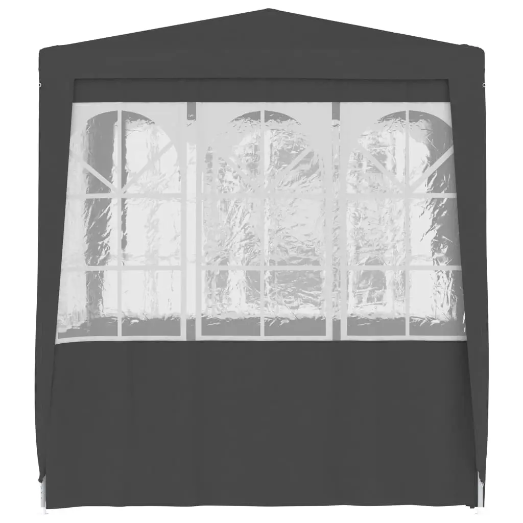 Professional Party Tent with Side Walls 2.5x2.5 m Anthracite 90 g/mÂ² 48533