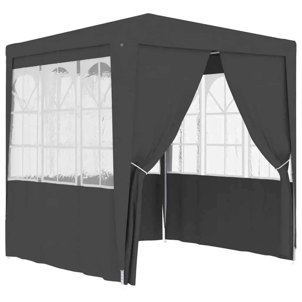 Professional Party Tent with Side Walls 2x2 m Anthracite 90 g/m?? 48531