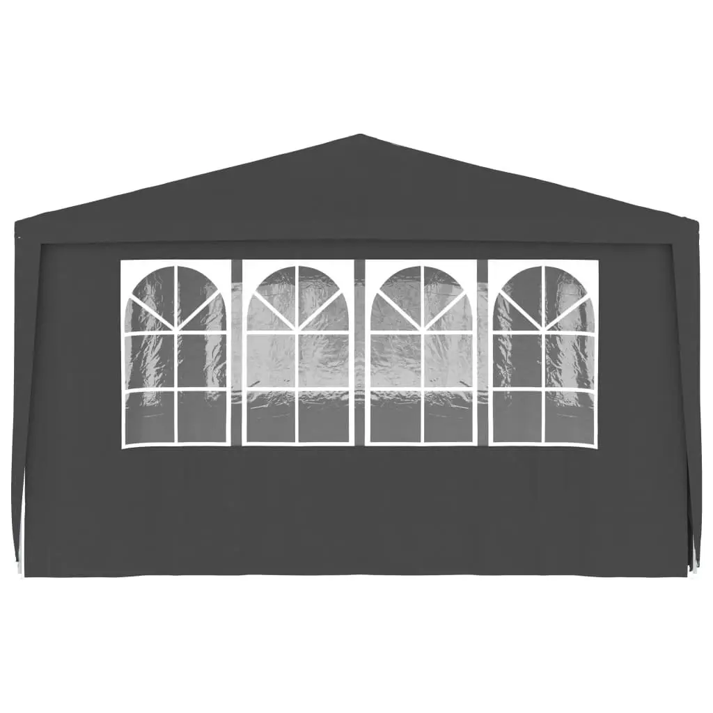 Professional Party Tent with Side Walls 4x6 m Anthracite 90 g/m?? 48537