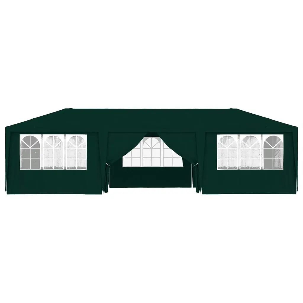 Professional Party Tent with Side Walls 4x9 m Green 90 g/mÂ² 48540