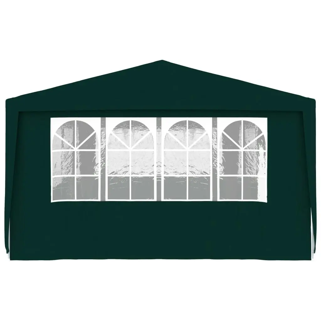 Professional Party Tent with Side Walls 4x9 m Green 90 g/mÂ² 48540