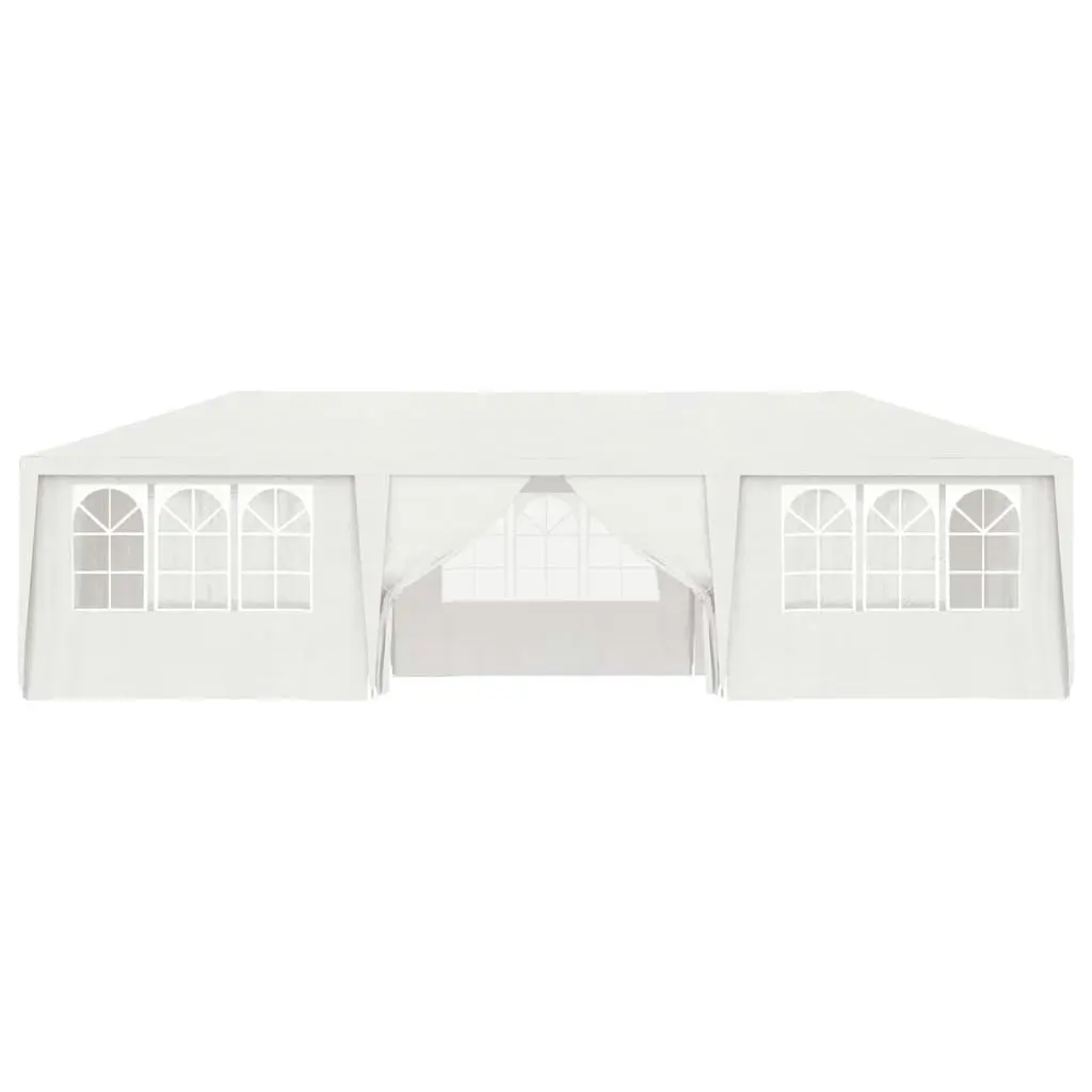 Professional Party Tent with Side Walls 4x9 m White 90 g/mÂ² 48529