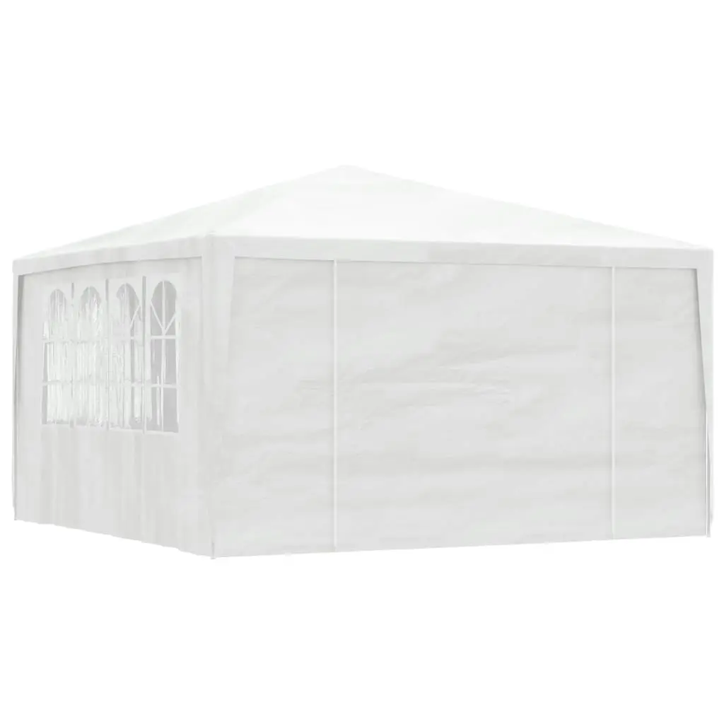 Professional Party Tent with Side Walls 4x4 m White 90 g/mÂ² 48525