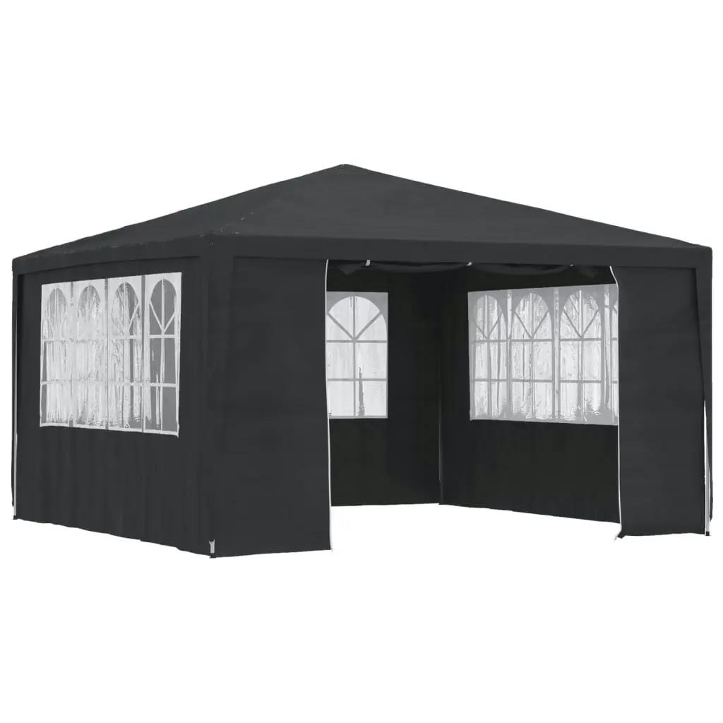 Professional Party Tent with Side Walls 4x4 m Green 90 g/mÂ² 48536