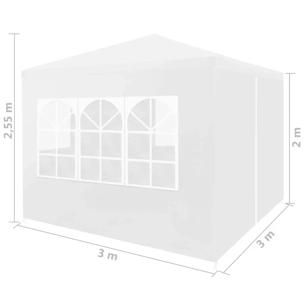 Party Tent 3x3 m White 45096