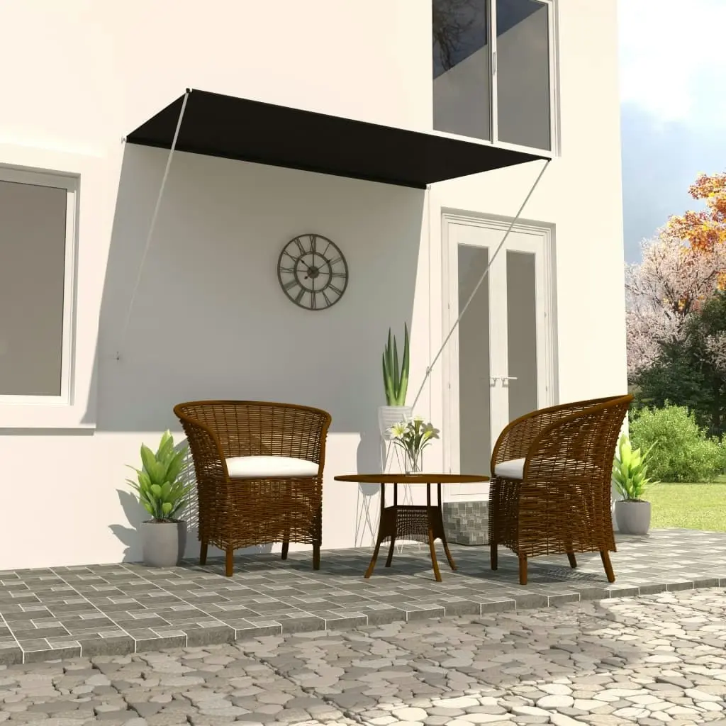 Retractable Awning 200x150 cm Anthracite 143759