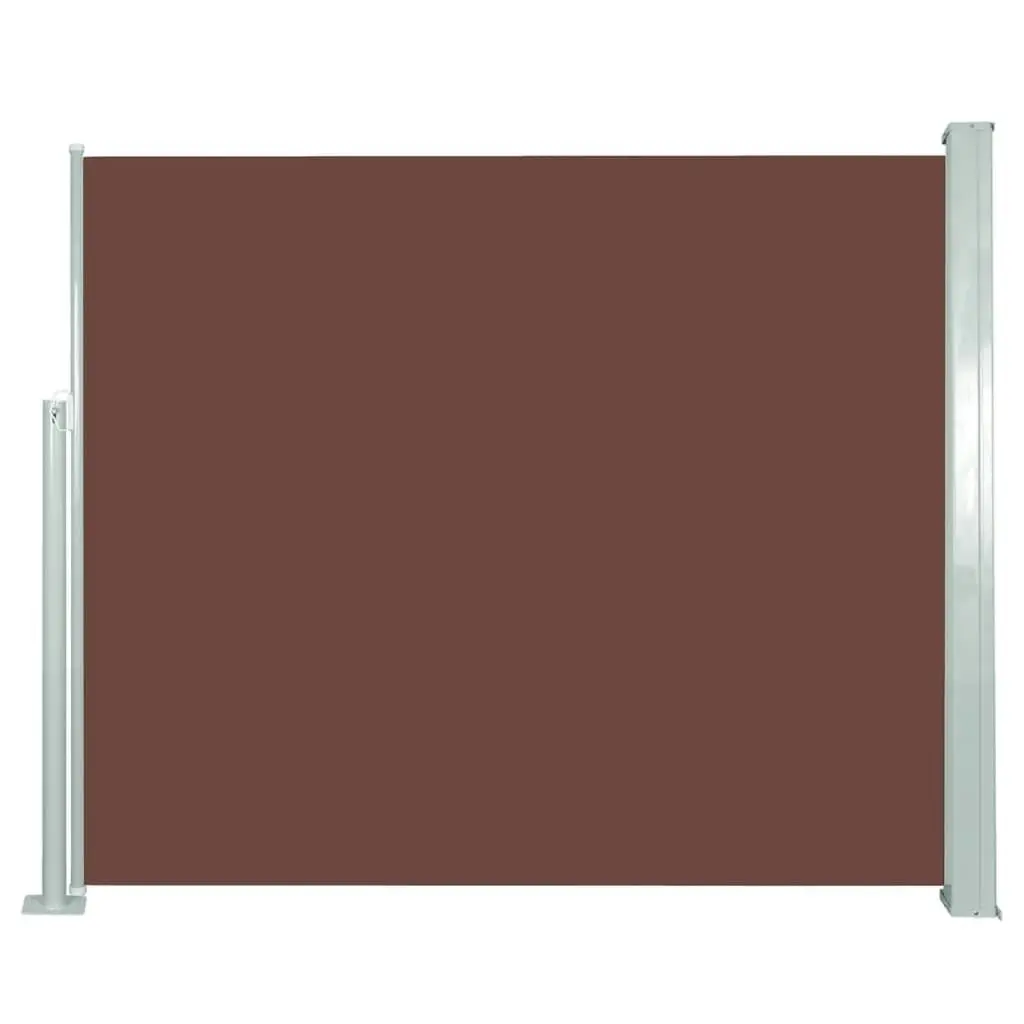 Retractable Side Awning 120 x 300 cm Brown 45364