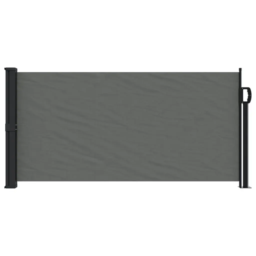 Retractable Side Awning Anthracite 100x500 cm 4004398