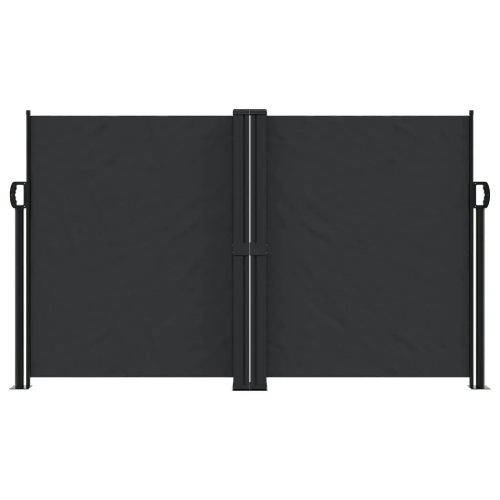 Retractable Side Awning Black 140x1000 cm 4004714