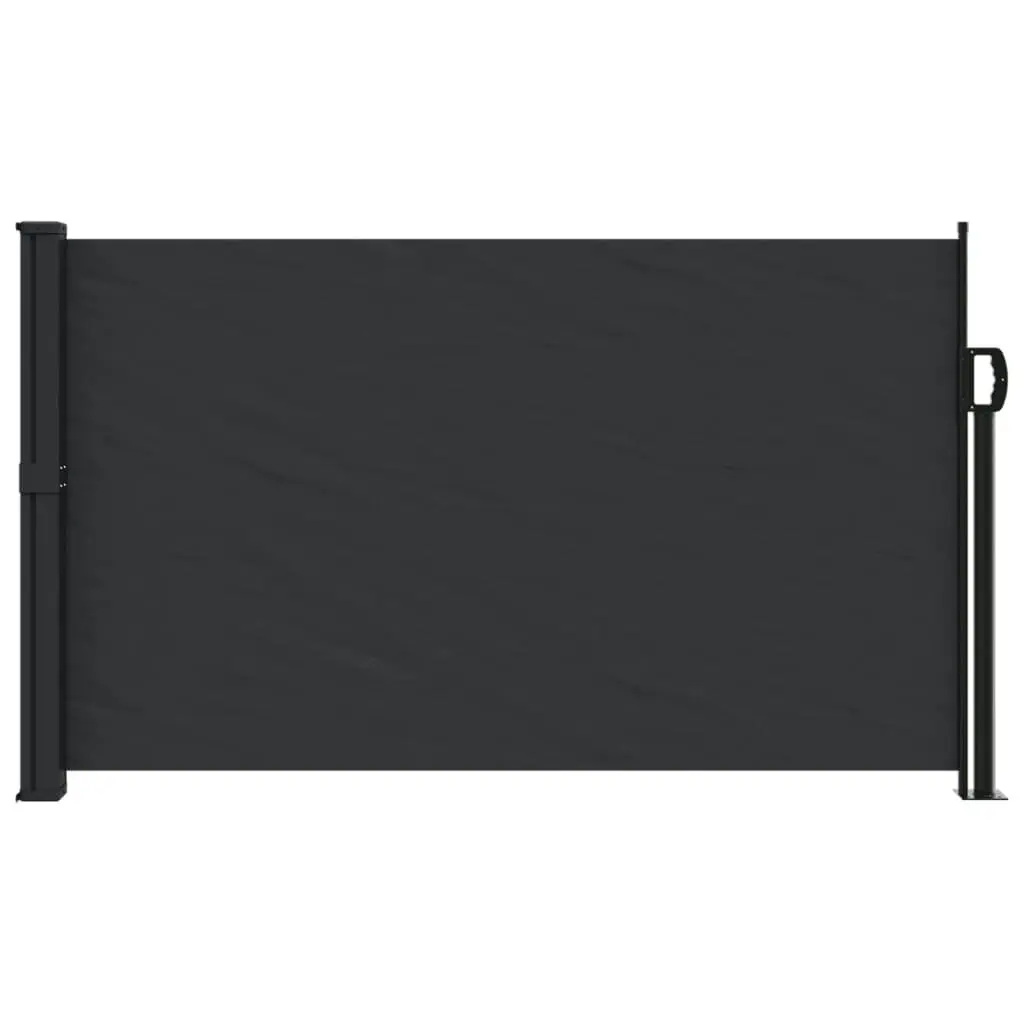 Retractable Side Awning Black 120x500 cm 4004399