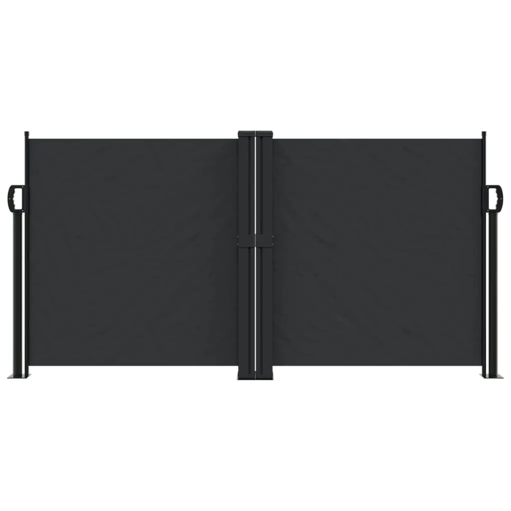 Retractable Side Awning Black 120x1000 cm 4004699