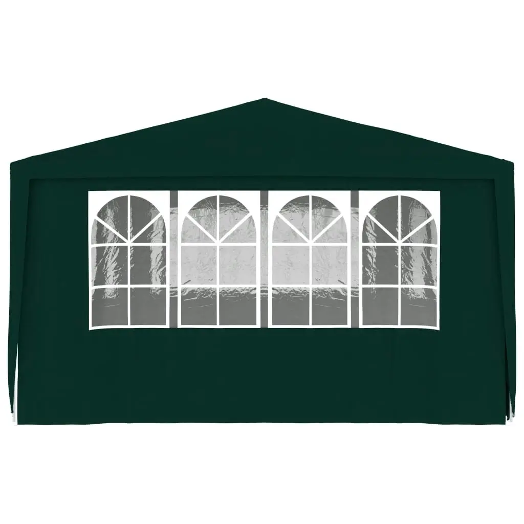 Professional Party Tent with Side Walls 4x6 m Green 90 g/mÂ² 48538