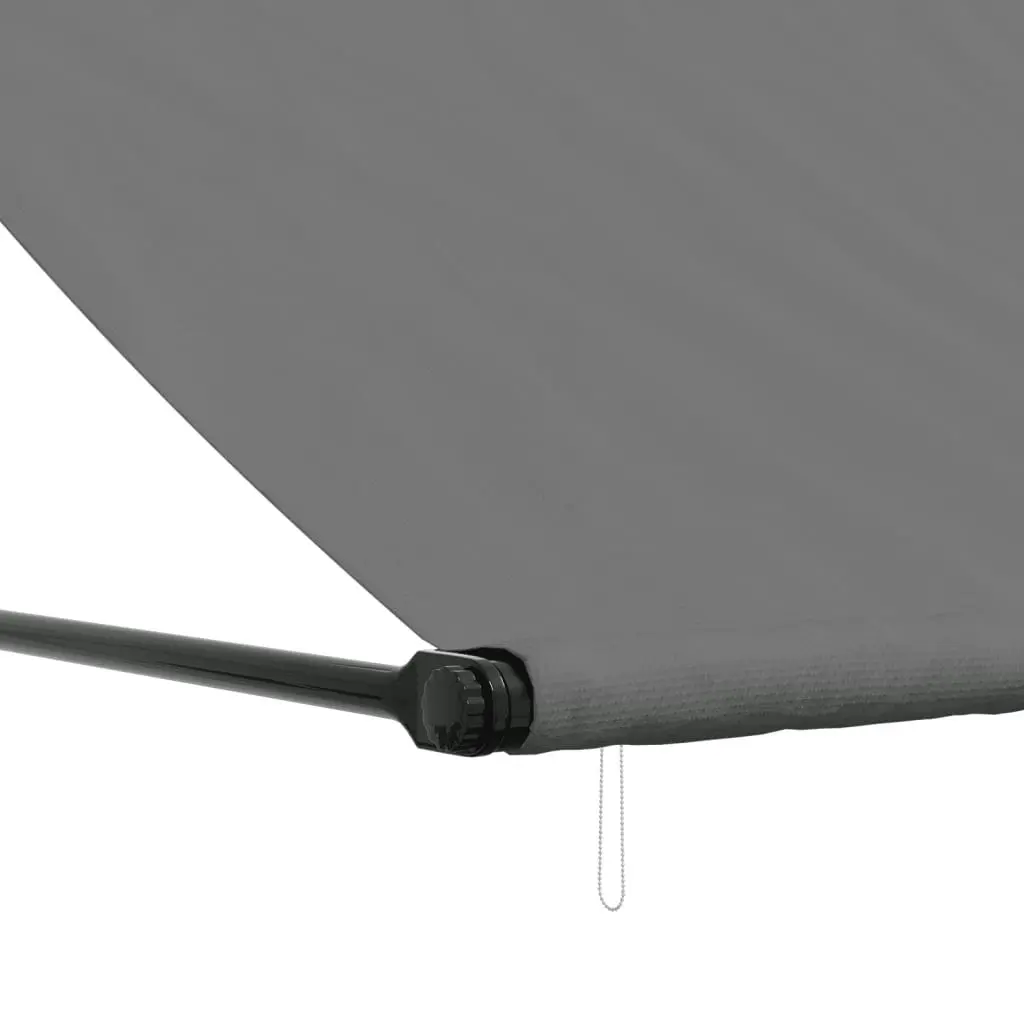 Retractable Awning Anthracite 250x150 cm Fabric and Steel 368753