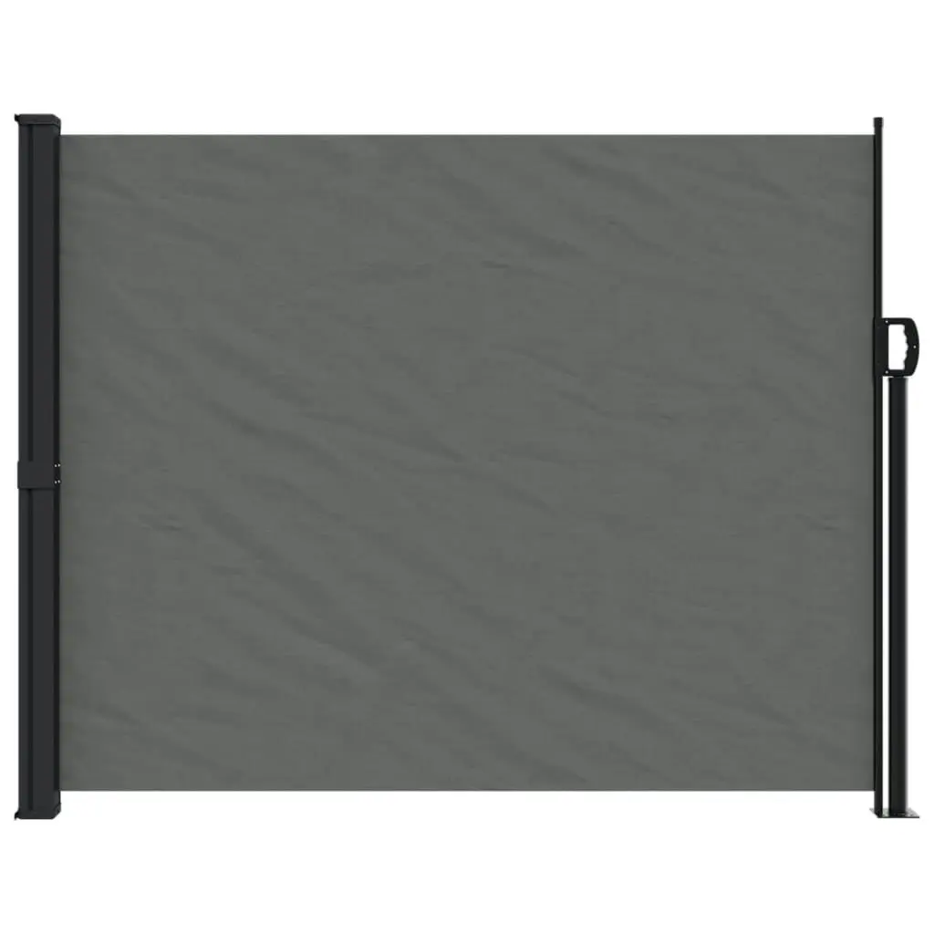 Retractable Side Awning Anthracite 160x600 cm 4004533