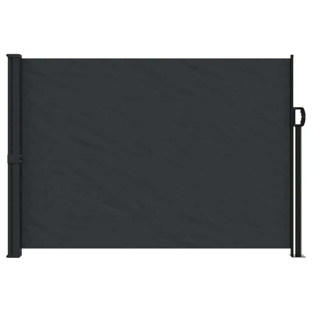 Retractable Side Awning Black 140x600 cm 4004504