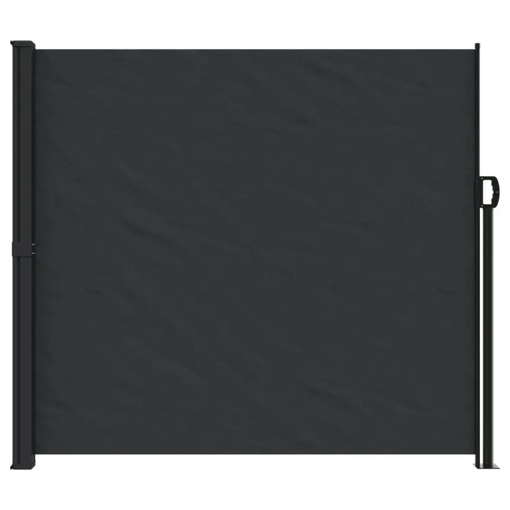 Retractable Side Awning Black 180x600 cm 4004534