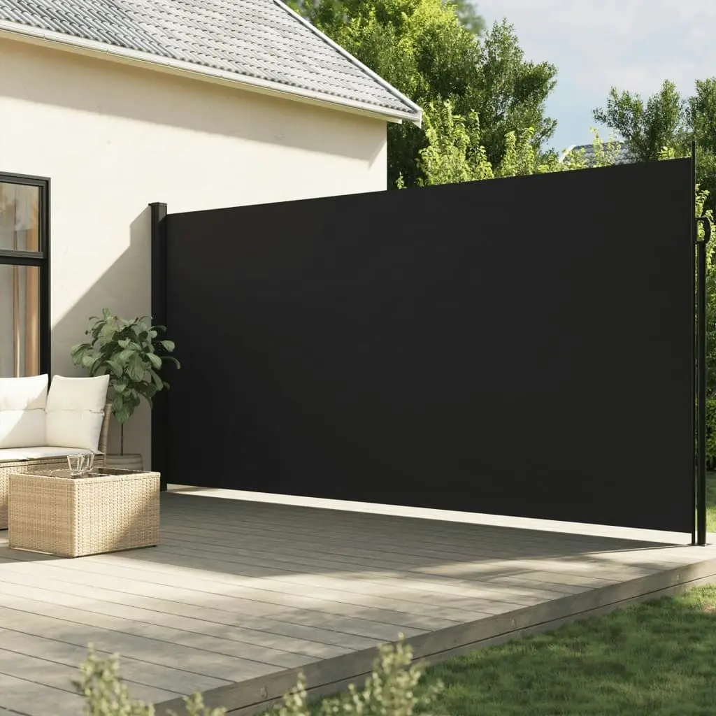 Retractable Side Awning Black 200x300 cm 4004354