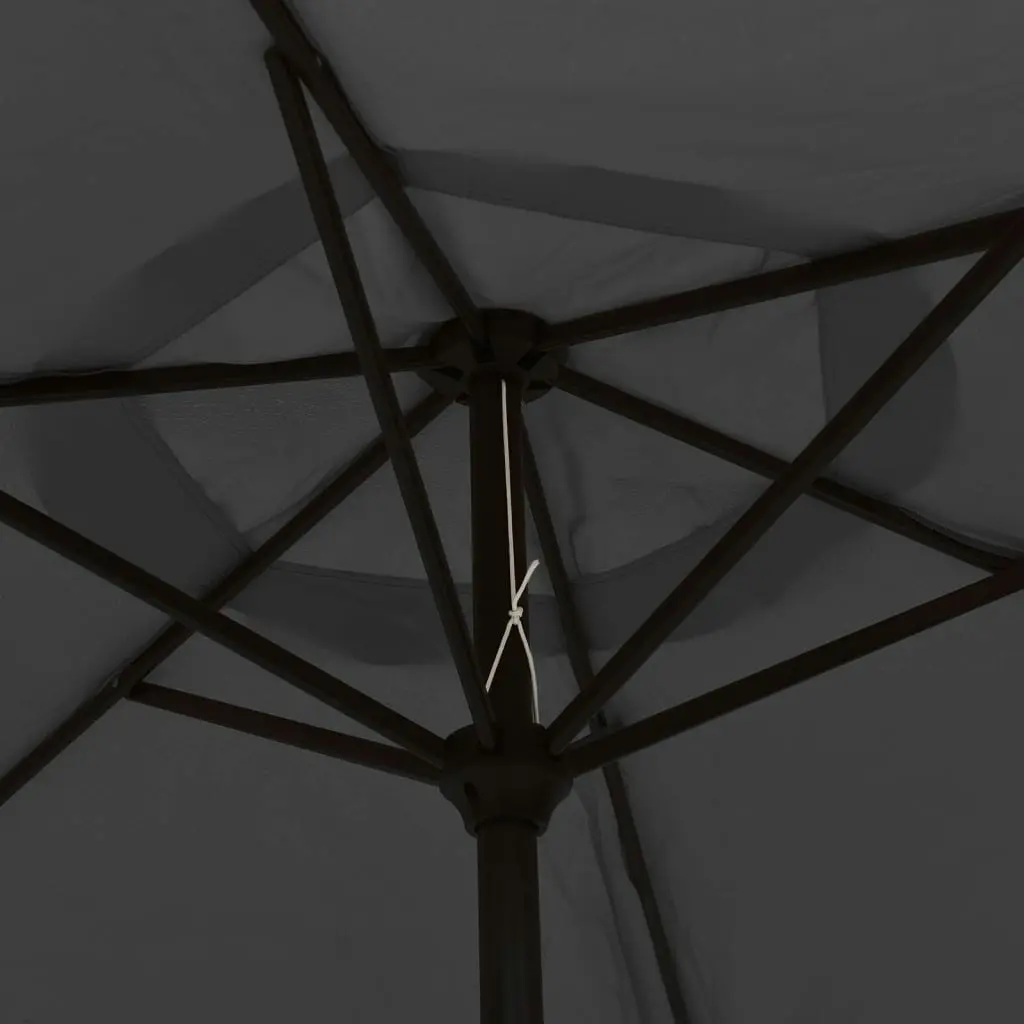 Parasol Anthracite 200x224 cm Aluminium 47206