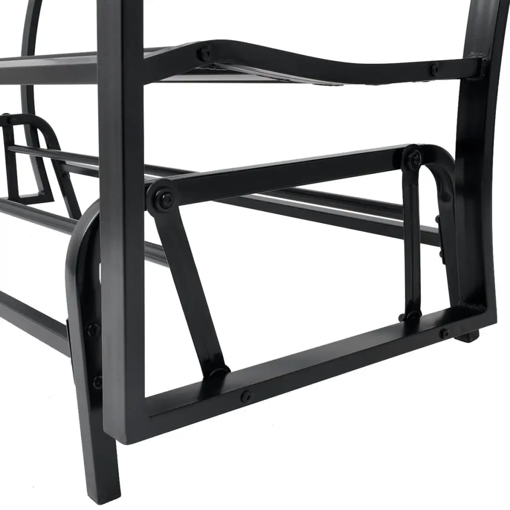 Swing Bench Black Steel 42170