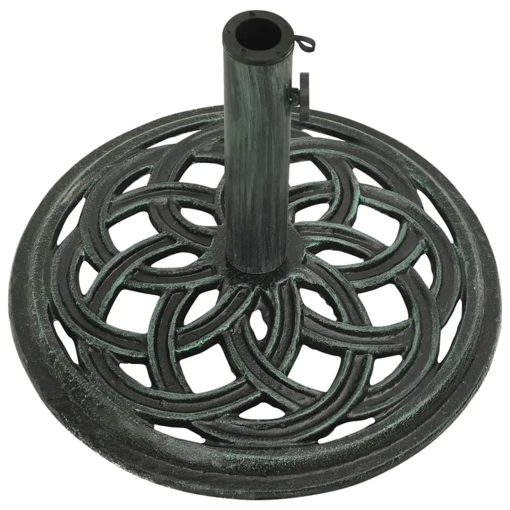 Umbrella Base Green 44x44x31 cm Cast Iron 317756