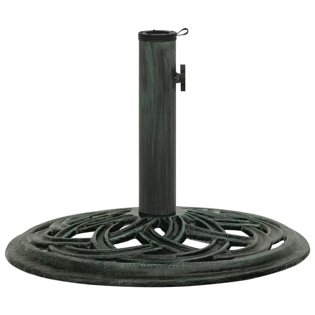 Umbrella Base Green 44x44x31 cm Cast Iron 317756