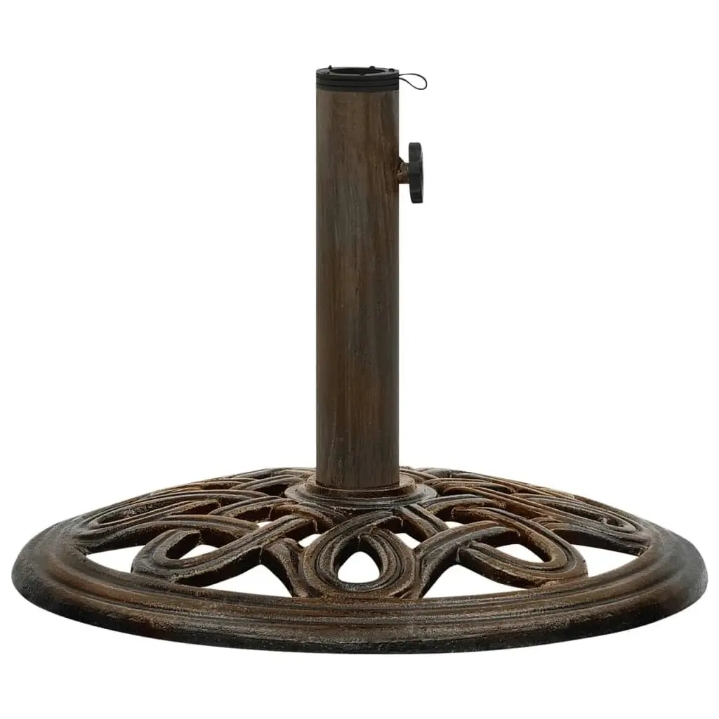 Umbrella Base Bronze 40x40x32 cm Cast Iron 317767