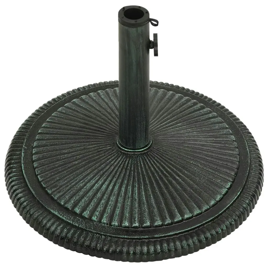 Umbrella Base Green 45x45x30 cm Cast Iron 317769