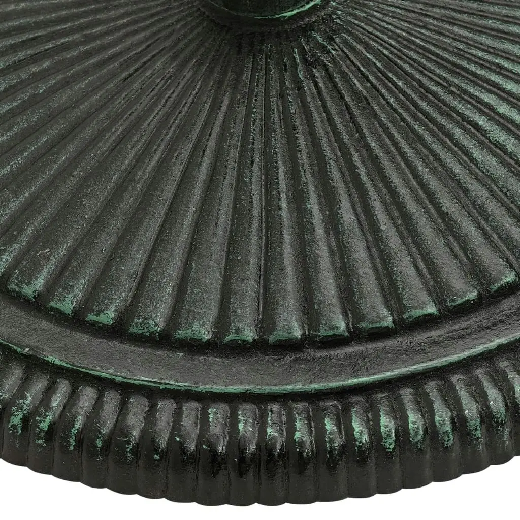 Umbrella Base Green 45x45x30 cm Cast Iron 317769