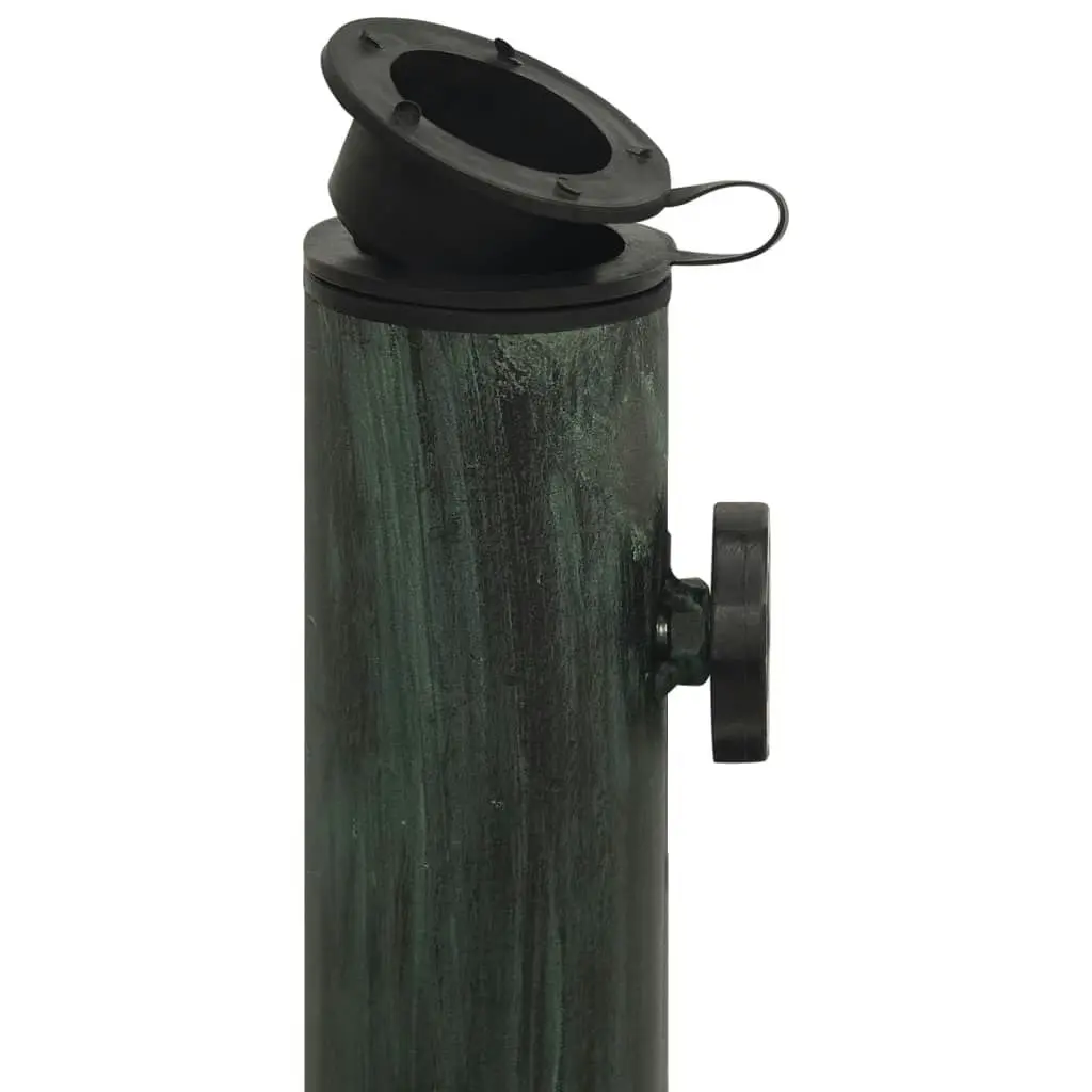 Umbrella Base Green 45x45x30 cm Cast Iron 317769