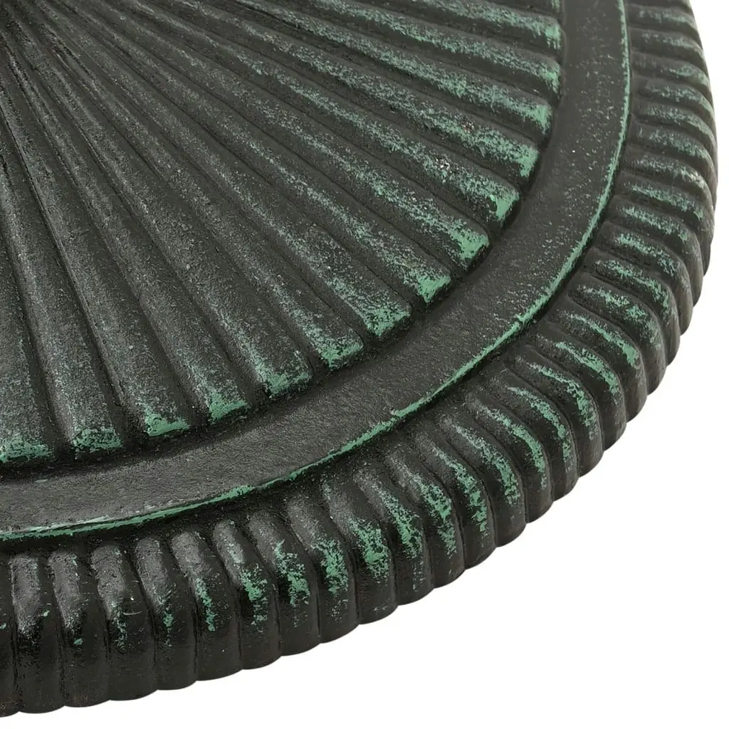 Umbrella Base Green 45x45x30 cm Cast Iron 317769