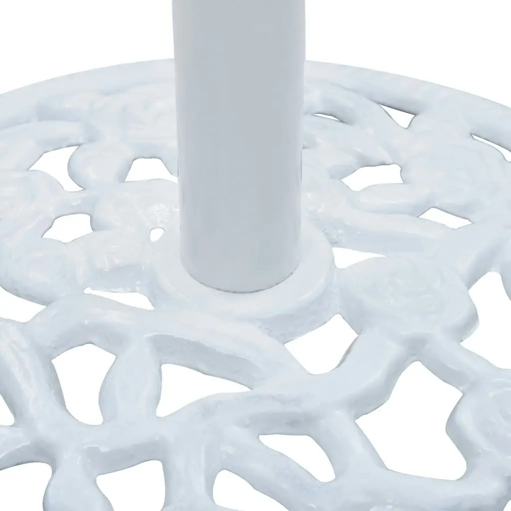 Umbrella Base White 12 kg 48 cm Cast Iron 47860