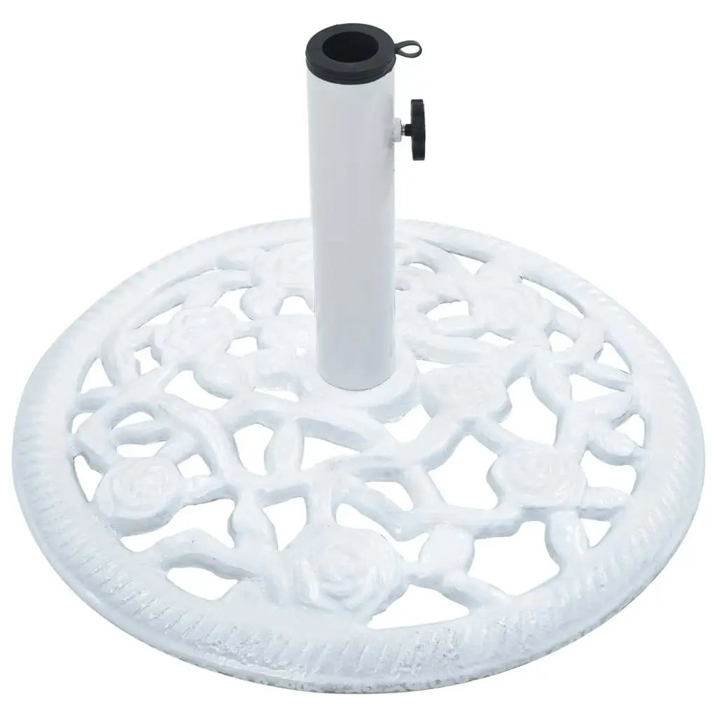 Umbrella Base White 12 kg 48 cm Cast Iron 47860