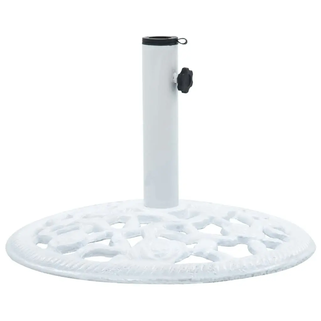 Umbrella Base White 12 kg 48 cm Cast Iron 47860