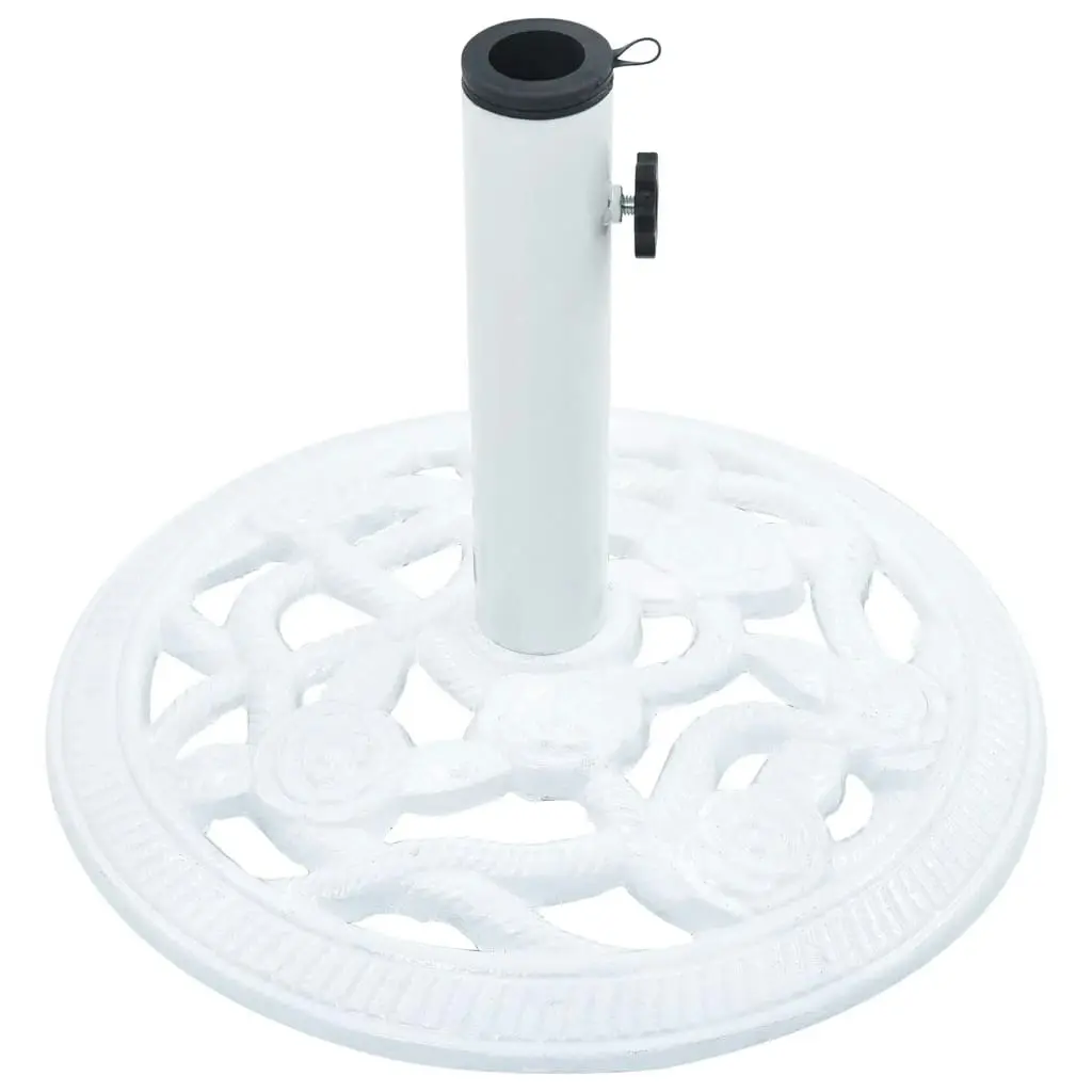 Umbrella Base White 9 kg 40 cm Cast Iron 47864