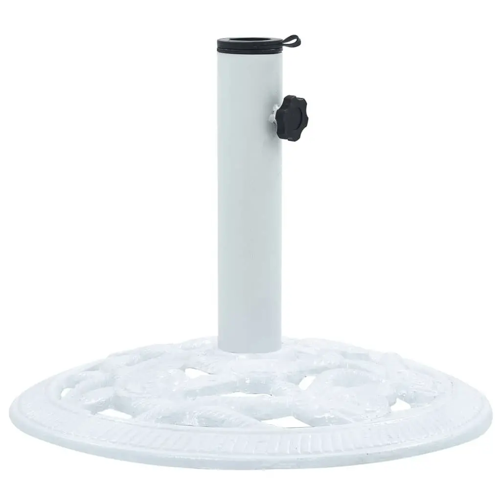 Umbrella Base White 9 kg 40 cm Cast Iron 47864