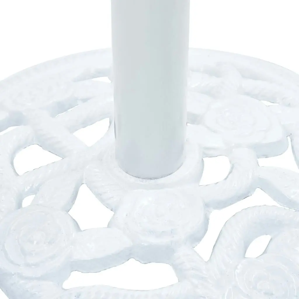 Umbrella Base White 9 kg 40 cm Cast Iron 47864