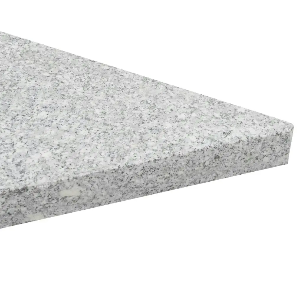 Umbrella Weight Plate Granite 15 kg Triangular Grey 45071