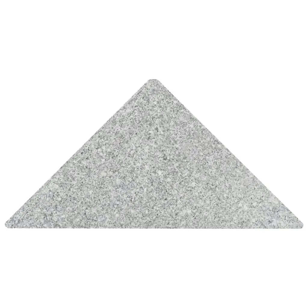 Umbrella Weight Plate Granite 15 kg Triangular Grey 45071