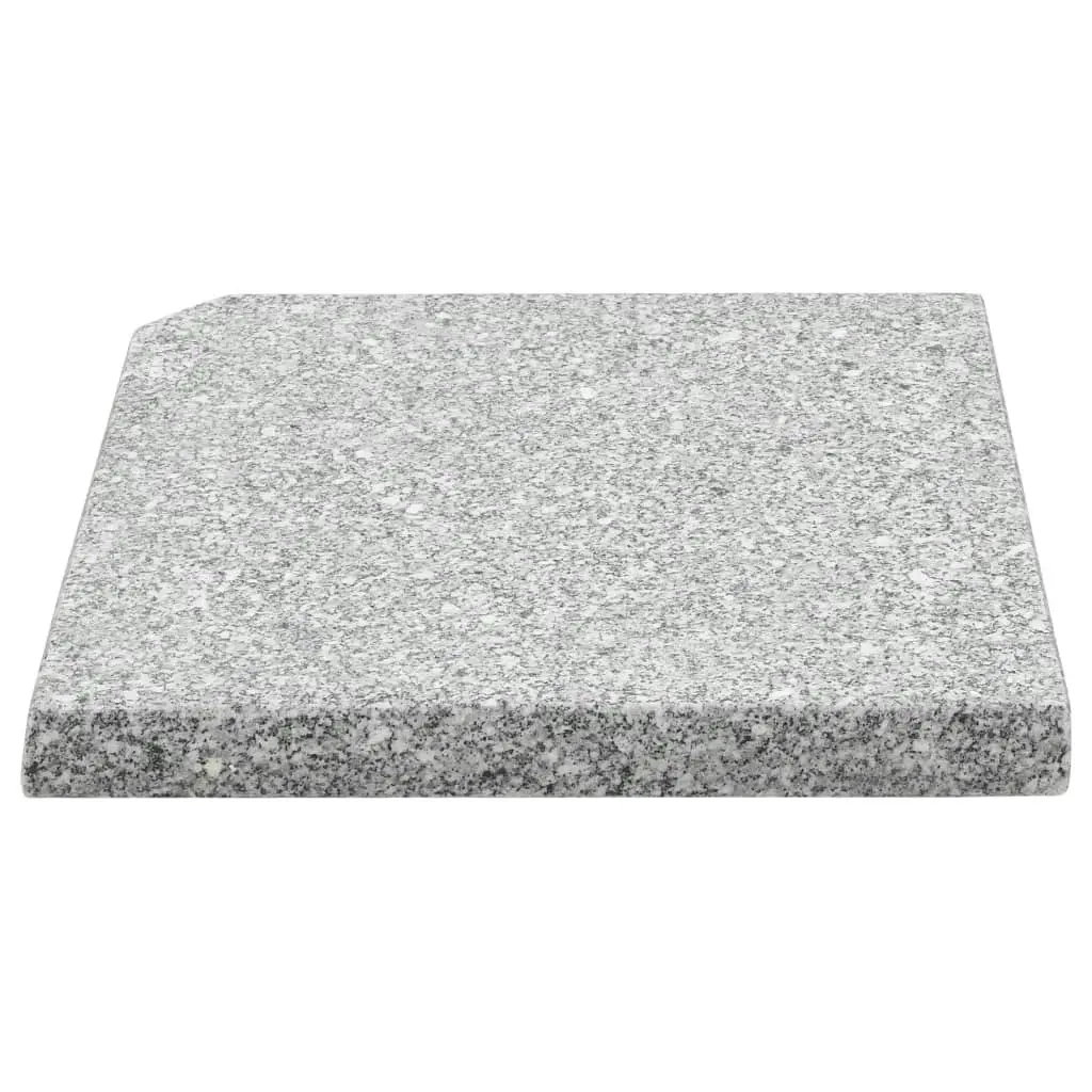 Umbrella Weight Plate Granite 25 kg Square Grey 45070