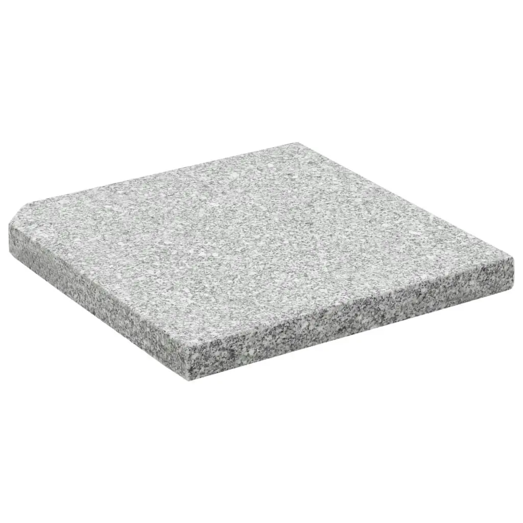 Umbrella Weight Plate Granite 25 kg Square Grey 45070