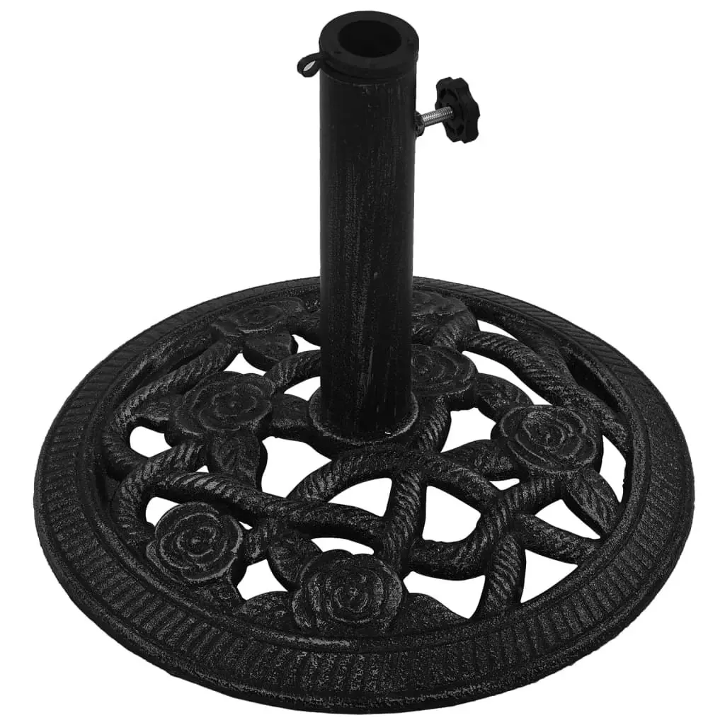 Umbrella Base Black 40x40x32 cm Cast Iron 317755