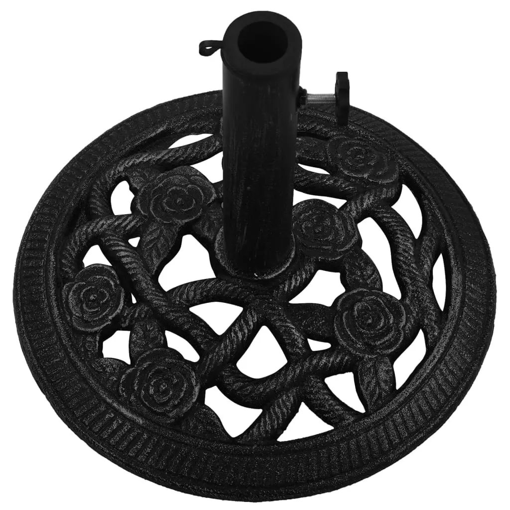 Umbrella Base Black 40x40x32 cm Cast Iron 317755