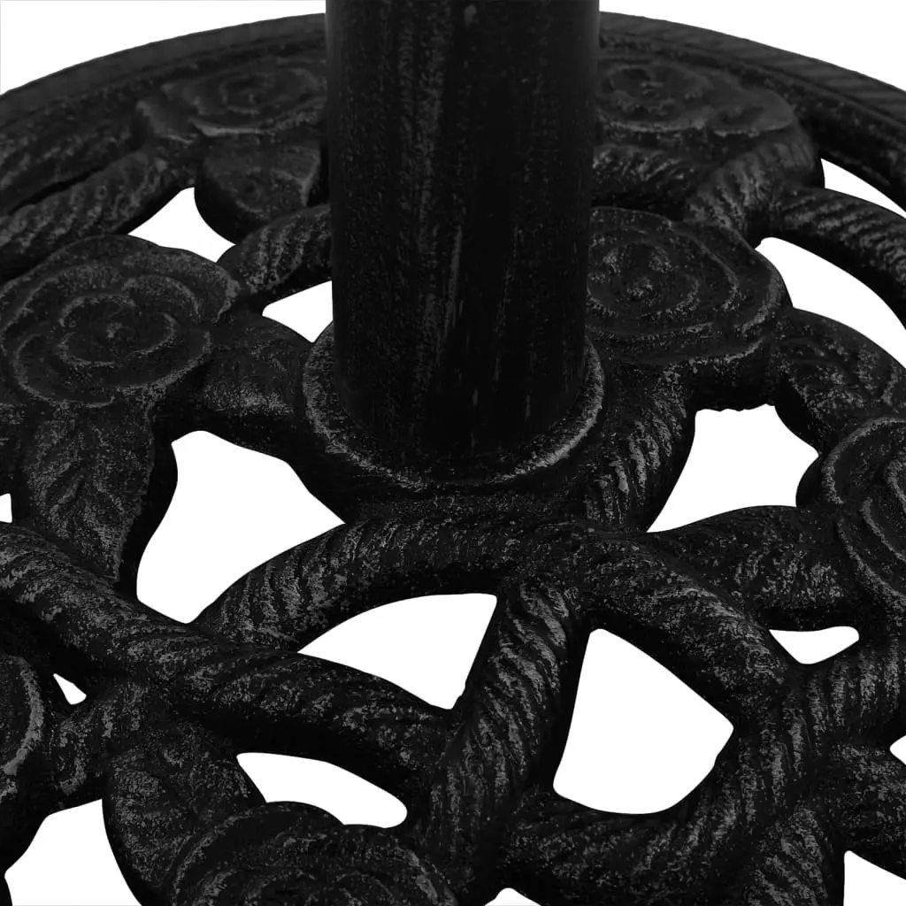 Umbrella Base Black 40x40x32 cm Cast Iron 317755