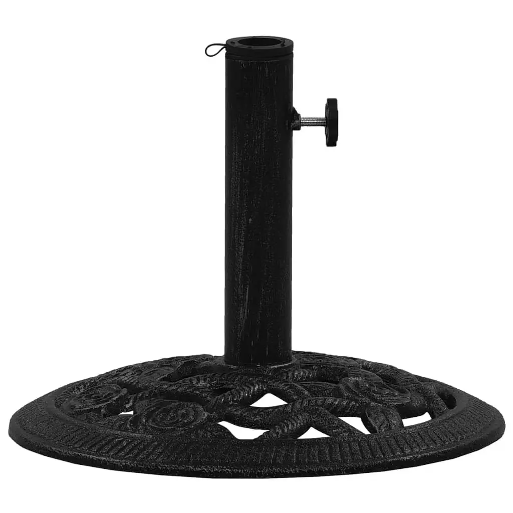 Umbrella Base Black 40x40x32 cm Cast Iron 317755